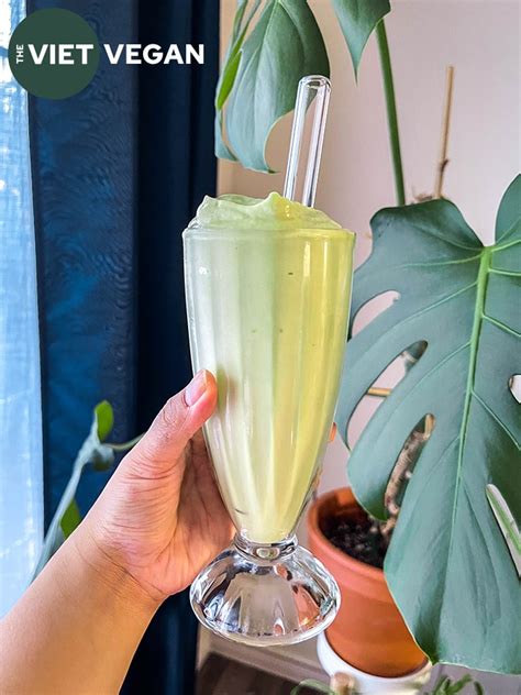 vietnamese avocado shake sinh  bo