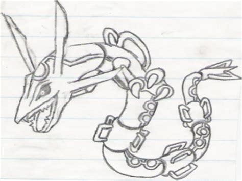 rayquaza sketch by erashah on DeviantArt