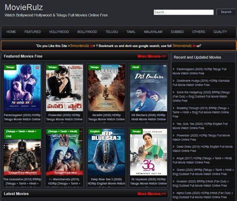 MOVIERULZ 2020 Watch Bollywood and Hollywood Full Movies Online Free ...