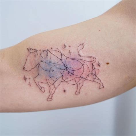 Taurus Constellation Tattoos