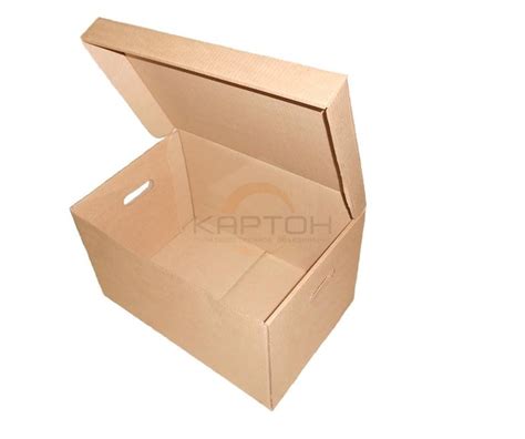 Короб архивный 480*325*295 картон Т23, бурый купить оптом на заказ в ...