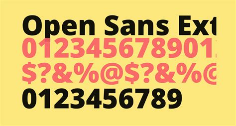 Open Sans Extrabold free Font - What Font Is