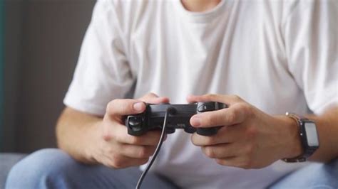 man playing game home stock footage video  royalty