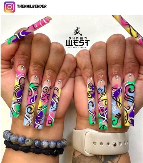 18+ 90S Nail Art Designs For 2024 - Nerd About Town