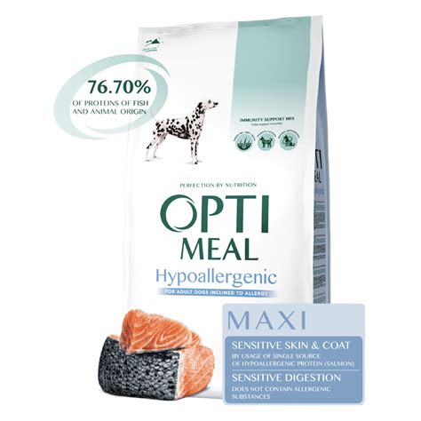 Гипоаллергенный корм для собак Optimeal Dog Adult Maxi Hypoallergenic ...