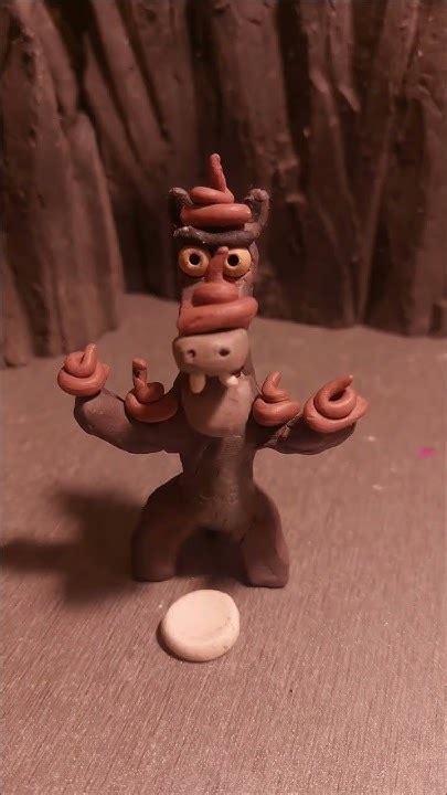 шрек из пластилина #stopmotion #animation #анимация #claymation #шрек # ...