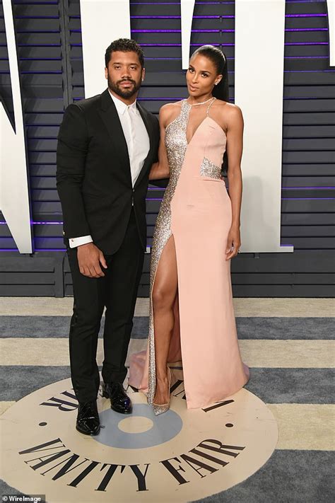 Ciara oozes glamour in glittering dress at Vanity Fair Oscar party ...