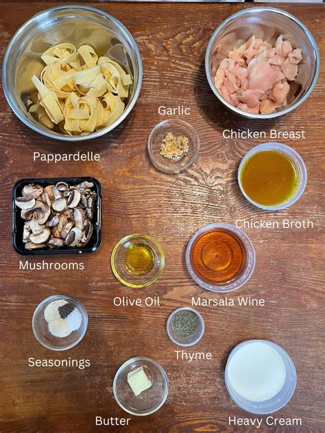 Creamy Chicken Marsala Pasta - Itaira Eats
