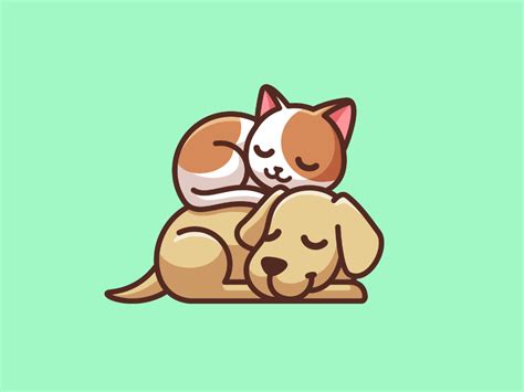 Easy Cute Cat And Dog Drawing - Drawing.rjuuc.edu.np