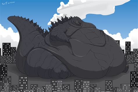 Bigger Godzilla (commission) by Felix D -- Fur Affinity [dot] net