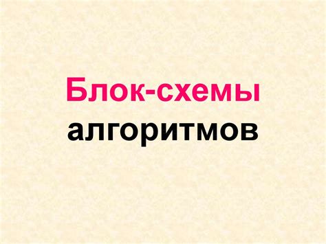 Блок-схемы алгоритмов - презентация онлайн