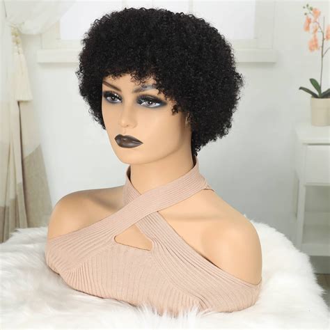 human hair afro wigs