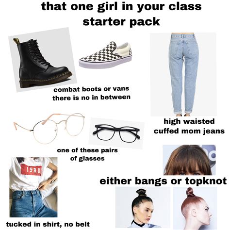 girl   class starter pack starterpacks