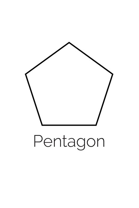 Pentagon Shapes Worksheets