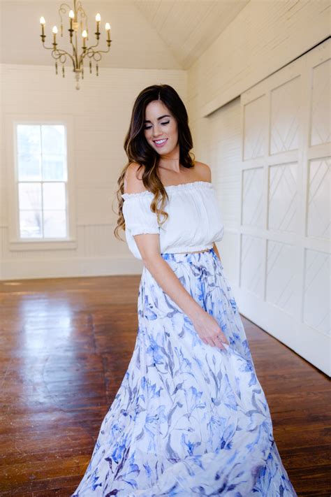 A Twirl-Worthy Maxi Skirt and Stunning Venue - By, Hilary Rose