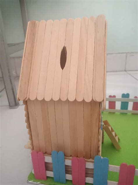 cara membuat celengan dari stik es krim