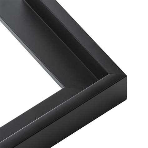 Canvas Floater Frame - Contemporary Black Finish - 1.75" Width - 1.25 ...