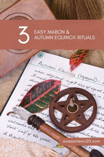 3 Easy Mabon Rituals - Awesome on 20