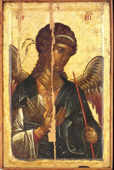 Архангел Михаил; Византия. Афон; XIV в.; местонахождение: Греция. Афон ...