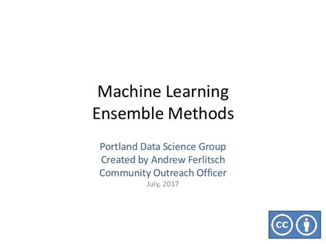 machine learning ensemble methods