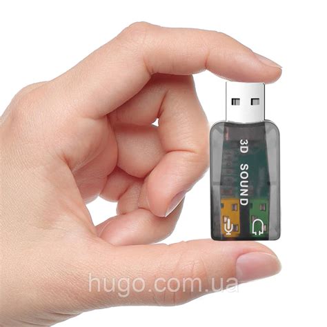 Купить Звуковая карта USB 3D Sound 5,1 / Внешний звуковой адаптер для ...