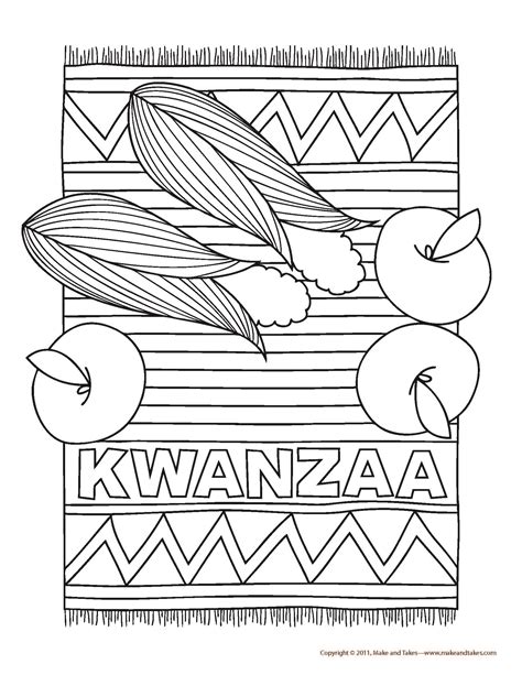 kwanzaa coloring pages printable