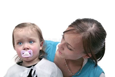 Mommy and baby stock photo. Image of happy, blue, orange - 6002860