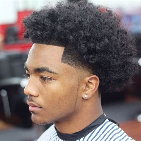 High Taper Fade Haircut Black Men