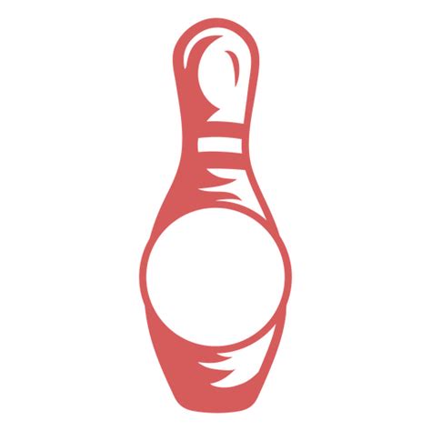 Bowling Pin Mit Hohem Kontrast PNG- Und SVG-Design Für T-Shirts