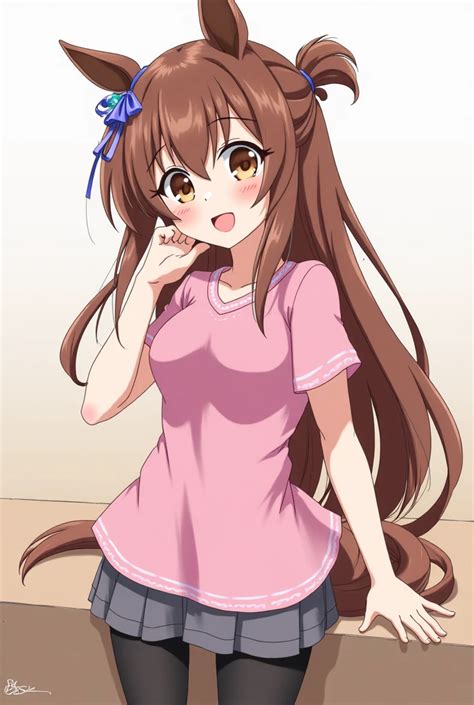 anime girl hentai short horse seaart ai