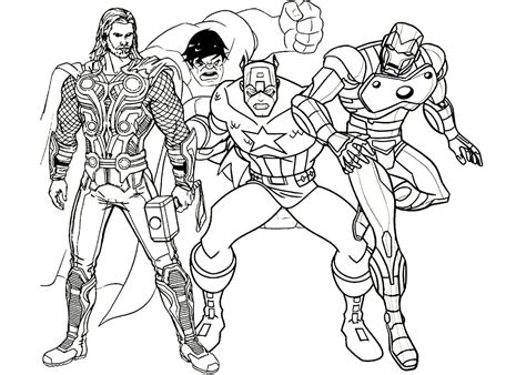 Раскраски Мстители (Avengers) распечатать или скачать бесплатно в ...