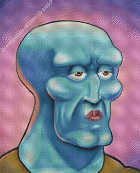 Handsome Squidward Art - 5D Diamond Painting - DiamondPainting5d.SHOP