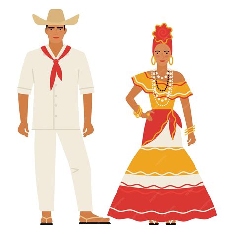 Traditional Cuban Clothing For Men And Women
