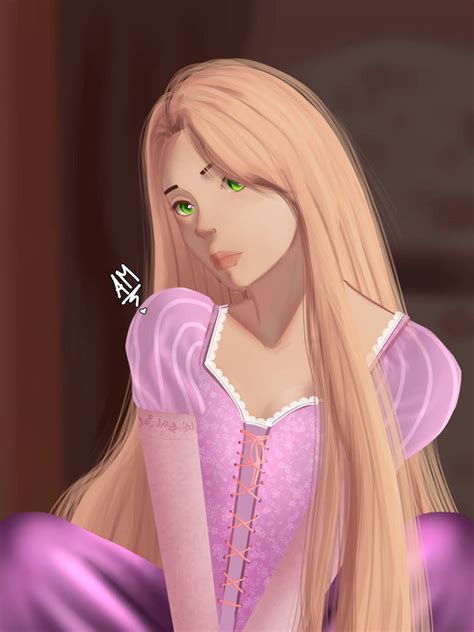 Rapunzel Fanart by Alemoart on DeviantArt