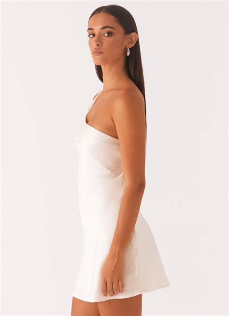 Lights Out Mini Dress - Pearl – Peppermayo US