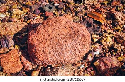 closeup raw bauxite stone texture stock photo  shutterstock