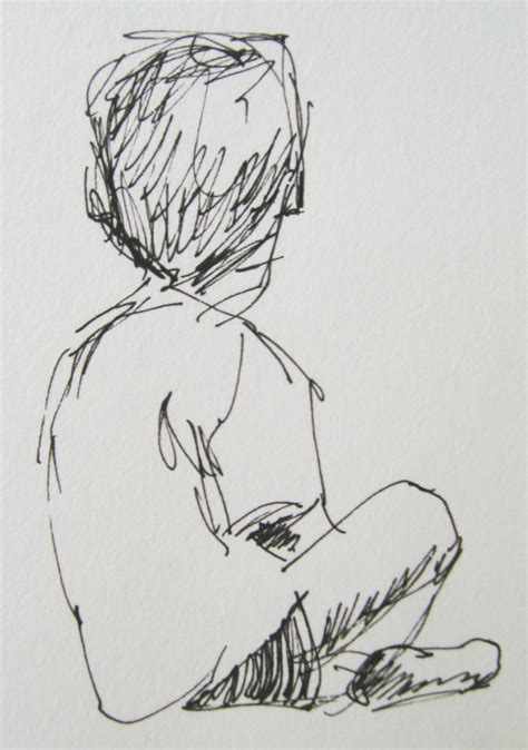 Sad Child Drawing at PaintingValley.com | Explore collection of Sad ...