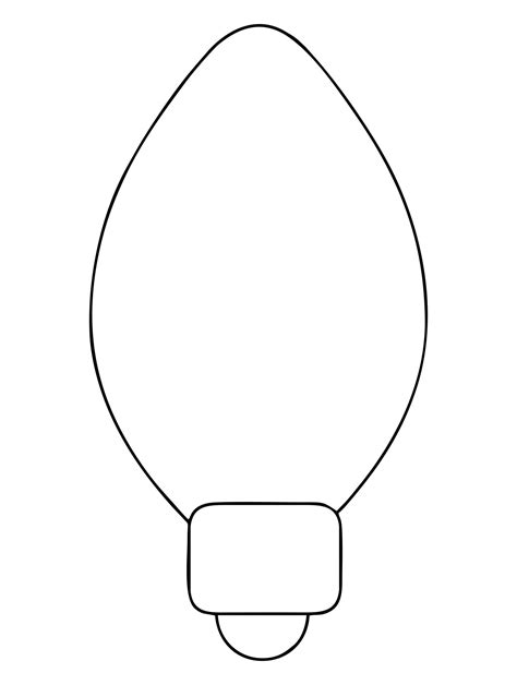 Free printable christmas light templates – Artofit