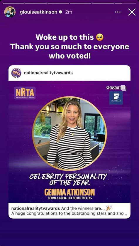 Gemma Atkinson thanks fans' kind' move as she wakes up to 'exciting