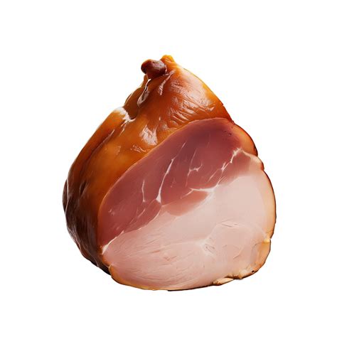 Smoked ham isolated on a transparent background AI Generated 27187838 PNG