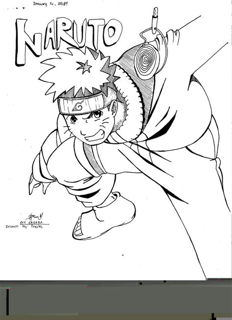 Naruto Line art by Xsert on DeviantArt