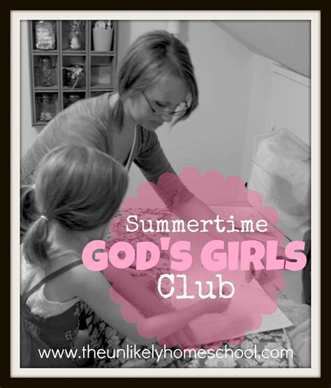 The Unlikely Homeschool: God's Girls Club: Inner Beauty