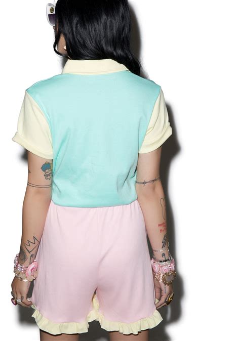 You Got It Dude Ruffle Romper – Dolls Kill