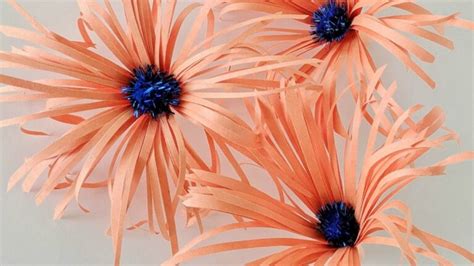 how to make construction paper flowers