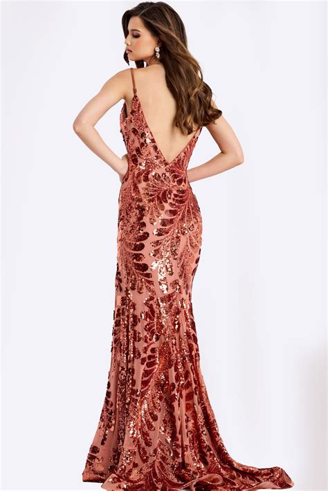 prom dresses in rose gold 7