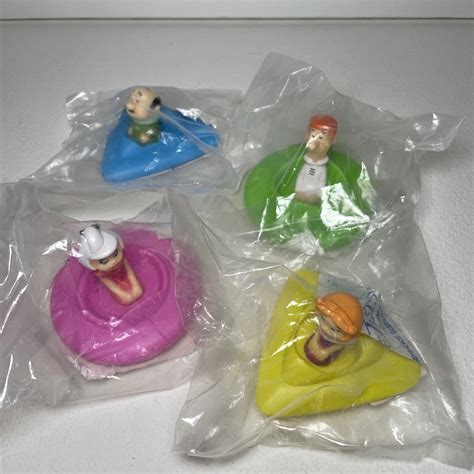 NIP 1989 Wendy's Kids Meal Toy The Jetsons Spaceship Space Cars - (You