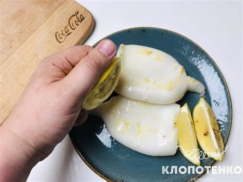 Кальмар на грилі з лимоном - простий рецепт від Євгена Клопотенка