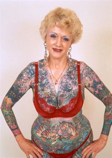 Isobel Varley: World's most tattooed female pensioner dies aged 77