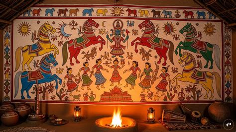 world art day   indian folk arts