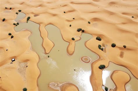 Flooding hits Sahara Desert after extremely rare rainfall | The Independent